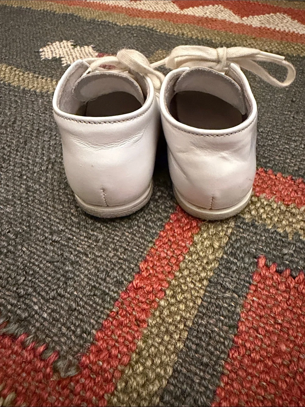 Stride Rite White Leather Shoes
